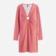 Платье женское H&M 061050326 M Оранжевый/Фиолетовый горох (6666000334527) - изображение 2