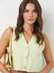 Куртка женская Zara 5862/158 S Зеленая (05862158520022) - изображение 4