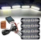 Світлодіодні стробоскопи 6 LED білі 12-24В з пультом керування - зображення 1