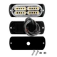 Світлодіодний стробоскоп синій 20 LED 12-24V проблисковий маячок додатковий 1шт. - зображення 4