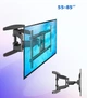 Настенное крепление для телевизора для диагоналей 55"-85" поворотный кронштейн на стену V-Star S65 - изображение 2