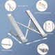 Подставка для ноутбука Choetech Foldable 90-136mm Laptop до 15.6" stand Silver (H055-SL) - изображение 3