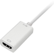 Adapter Sharkoon mini DisplayPort 1.2 - HDMI M/F White (4044951017362) - obraz 2