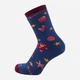 Набір жіночих шкарпеток високих бавовняних DUNA 3111_3 23-25 3 пари Синій (2100001575489) - зображення 3
