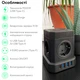 Универсальный сетевой удлинитель RZTK Power Hub Wireless 15W + 3 USB-A + USB-С (PD20W) Black 2 м - изображение 3