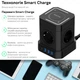Универсальный сетевой удлинитель RZTK Power Hub Wireless 15W + 3 USB-A + USB-С (PD20W) Black 2 м - изображение 6