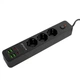 Мережевий фільтр Proove Power Strip P-03 (3 розетки + 4 USB + 2 Type-C) 2М black - зображення 4