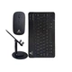 Беспроводная Клавиатура и Мышь JEQANG JB-986 BT keyboard + mouse + bracket, Black - изображение 1