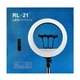 Кільцева LED лампа Ring Light RL-21 для селфі 54см з тримачем на 3 телефони, пультом дистанційного керування -LSR-54. - зображення 14