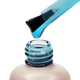 Моделюючий гель для нігтів PNB UV/LED Strong Iron Gel Crystal Blue 014 17 мл - зображення 2