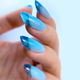 Моделюючий гель для нігтів PNB UV/LED Strong Iron Gel Crystal Blue 014 17 мл - зображення 3