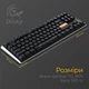Клавіатура Ducky One 3 TKL Cherry MX Silent Red підствітка, чорний укр 292847 - зображення 11