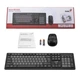 Genius Комплект клавіатура та миша KM-8200, WL, EN/UKR, чорний - зображення 3