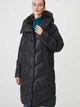 Пуховик зимний длинный женский Medicine RW24KPD701-99X XS Черный (5905264300963) - изображение 4
