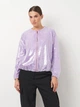 Куртка женская Zara 3450/646 M Фиолетовая (03450064629032) - изображение 1