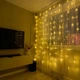 Светодиодная гирлянда-штора Crown 304 LED 3х3 м 220В Теплый Белый (WLS-CT-220V-W) - изображение 4