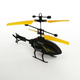 Вертолет на радиоуправлении Dynamic Helicopter аккумуляторный, управление браслетом на руке Черный с желтым (АК-5823) - изображение 8