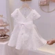 Платье детское с бантом Cute Baby (Белый 130см) - изображение 1