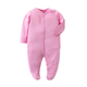 Бодик-человечек однотонный 100% хлопок Romper Newborn, Розовый, 55-61 см - изображение 1