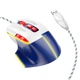 Игровая компьютерная мышь проводная HOCO gaming wired mouse GM31 |1200-1800-2400-3600dpi| white-blue - изображение 1
