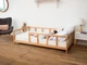 Детская деревянная кровать Монтессори BUSY WOOD на ножках Модель 10 160х80 см Натуральное дерево - изображение 3