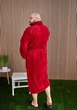 Халат махровий чоловічий 5XL бордовий (1022-бр) - зображення 3