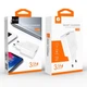 Мережевий зарядний пристрій WUW C186 1USB 17.5W 3.5A White - зображення 2