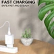 Мережевий зарядний пристрій WUW C186 1USB 17.5W 3.5A White - зображення 6