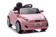 Електромобіль Azeno Fiat 500e 12V Pink (5713570004754) - зображення 1