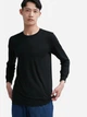 Лонгслив мужской Uniqlo 199665086 S Черный (1159815845) - изображение 1