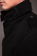 Пальто кашемірове R.A. Shoulder Straps Black L чорне 1679-1-L - зображення 8