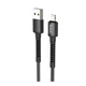 Кабель USB Hoco X71 Lightning 2.4A Колір Чорний - зображення 1