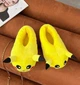Тапочки Кигуруми Пикачу Покемон Kigurumi Домашние Комнатные Желтые Плюшевые Тканевые 35-41 (3010) - изображение 3