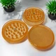 Гриндер для измельчения табака Grinder Handmuller Green Leaf Plastic Orange - изображение 2