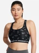 Спортивный топ для фитнеса женский Under Armour Crossback Mid Print 1361042-009 L Черный (196886966056) - изображение 1