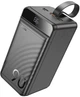 УМБ Hoco J123D Element 90000 mAh 22.5W (3USB+Type-C) з ліхтарем, чорний - зображення 1