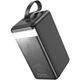 УМБ Hoco J123D Element 90000 mAh 22.5W (3USB+Type-C) з ліхтарем, чорний - зображення 2