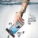 Водонепроникний чохол Tech-Protect UWC7 Universal Waterproof для телефонів 6.9" Black/Orange (5906302309573) - зображення 4