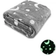 Теплий плед, що світиться Magic Blanket Ковдра для дітей та підлітків (100x150см) Сірий - зображення 5