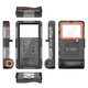 Водонепроникний чохол Tech-Protect IPX8 Universal Diving Waterproof Case Black Orange (5906302310234) - зображення 4