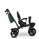 Велосипед трёхколёсный Lionelo Kori 2в1 Green Emerald магниевый сплав 9,15 кг, колёса резина 10"+8" без проколов, поворотное сиденье 180°, регулируемая родительская ручка, капюшон 3 уровня - изображение 4