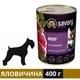 Вологий корм Savory для собак з яловичиною 400 г (4820232630433) - зображення 1
