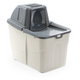 Туалет-бокс для котів з фільтром і лопаткою MPS BUXO CLOSE GREY, 58x39x56h см - зображення 1