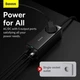 Сетевое зарядное устройство Baseus 100W EU GaN3 Pro Desktop Powerstrip AC+ 2x Type-C + 2x USB Type-A + кабель Type-C to Type-C 100W 20V/5A 1m Black (PSZM000401) Fast Qiuck Charger QC4.0+PD CCGAN100-1ACE - изображение 12