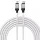 Кабель Baseus CoolPlay Series Fast Charging Cable Type-C to Type-C 100W 1m CAKW000202 White - изображение 1