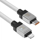 Кабель Baseus CoolPlay Series Fast Charging Cable Type-C to Lightning 20W 1m CAKW000002 White - изображение 3