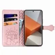 Чохол Embossed Cat and Dog для Xiaomi Redmi Note 13 Pro Plus 5G книжка шкіра PU з візитницею рожеве золото - зображення 2