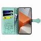 Чохол Embossed Cat and Dog для Xiaomi Redmi Note 13 Pro Plus 5G книжка шкіра PU з візитницею м'ятний - зображення 2