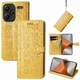 Чохол Embossed Cat and Dog для Xiaomi Redmi Note 13 Pro Plus 5G книжка шкіра PU з візитницею жовтий - зображення 1