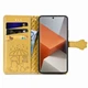 Чохол Embossed Cat and Dog для Xiaomi Redmi Note 13 Pro Plus 5G книжка шкіра PU з візитницею жовтий - зображення 2